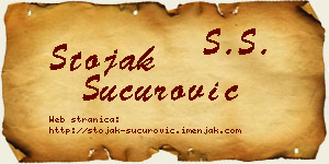 Stojak Šućurović vizit kartica